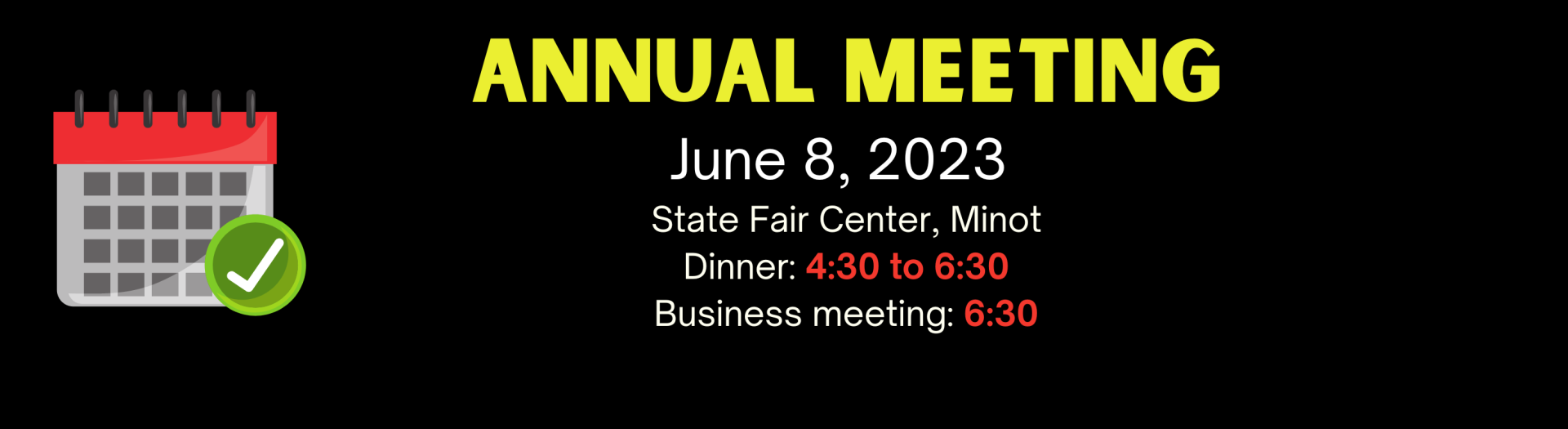Verendrye Annual Meeting June 8th