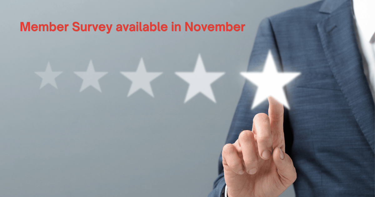 Member survey graphic